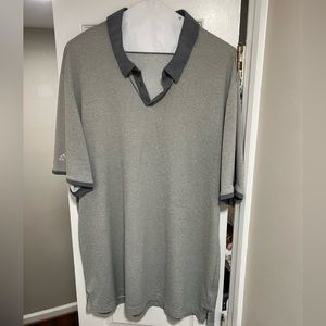 Adidas Climachill Golf Polo Gray Dri-Fit XL